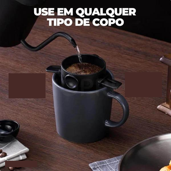 Mini Filtro Portátil Café izipocket - Sempre Pronto Para Fazer um Café! (COMPRE 1 LEVE 2 + FRETE GRATIS) - izistore