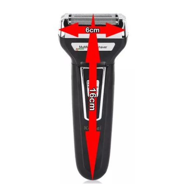 Barbeador Elétrico iziKemei 3 Em 1 (Barba, Cabelo, Nariz) - [FRETE GRÁTIS + RELOGIO INTELIGENTE DE BRINDE HOJE] - izistore