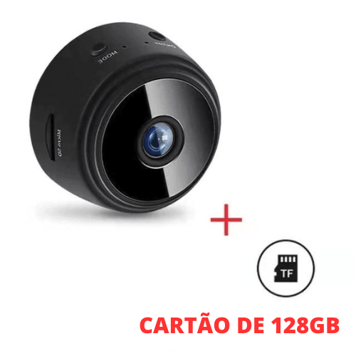 Mini Câmera Magnética HomeSafety Plus® Wifi FullHD Original + Rastreador de BRINDE - izistore