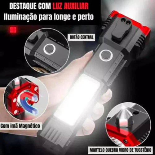 Lanterna Tática Indestrutível – 4 em 1 – Ultra Potência [50% OFF + FRETE GRÁTIS HOJE + BRINDE EXCLUSIVO] - izistore