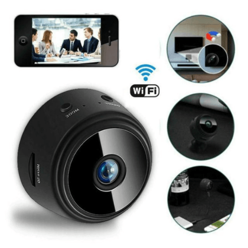 Mini Câmera Magnética HomeSafety Plus® Wifi FullHD Original + Rastreador de BRINDE - izistore