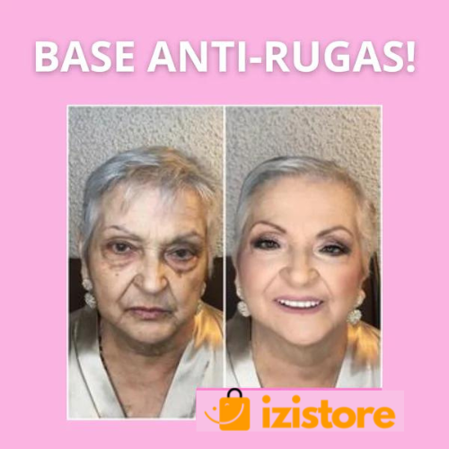 Super Base izi® Anti-Rugas - Efeito Photoshop (Brinde secreto + Frete Gratis HOJE) ÚLTIMAS UNIDADES - izistore