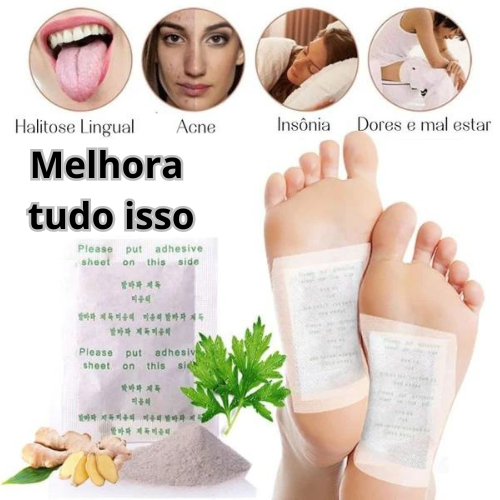 Adesivos desintoxicantes para pés iziPads™ [Remova impurezas enquanto dorme] Frete Grátis HOJE - izistore