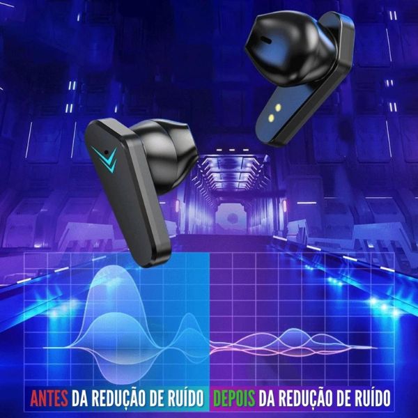 Fone de Ouvido AirGod iziPro™ Lançamento 2023 - Com Visor LED e Microfone - Oferta Esquenta Black Friday - izistore