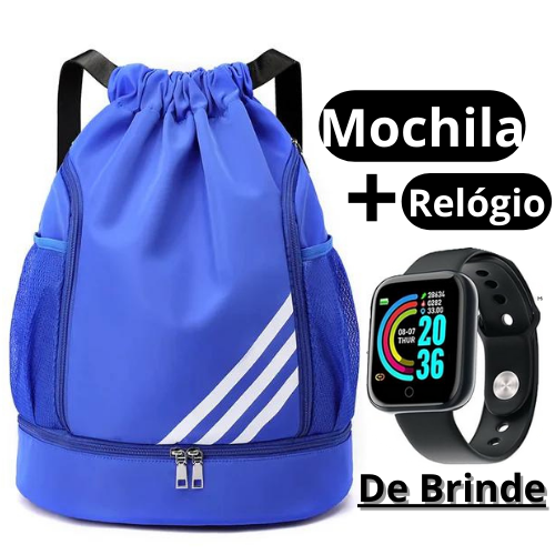 Mochila Esportiva iziBagSport® + Relógio inteligente de BRINDE [Desconto + Frete Grátis Hoje] - izistore