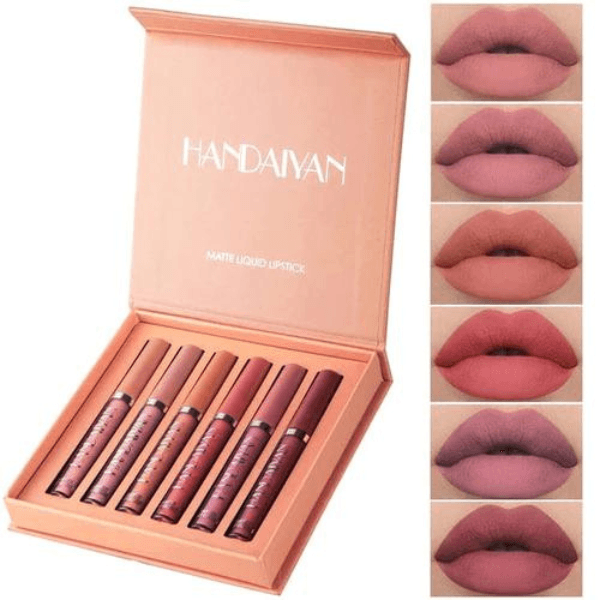 Kit Sexy lipsticks® - Batons Matte Handaiyan [PAGUE 3, LEVE 6] + FRETE GRÁTIS - izistore